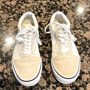 Vans Old Skool Light Yellow Sneaker Size Women’s 8 Men’s 6.5
